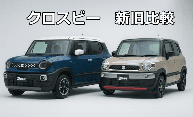 【新旧比較】クロスビー新型と旧型の違いを徹底解説！